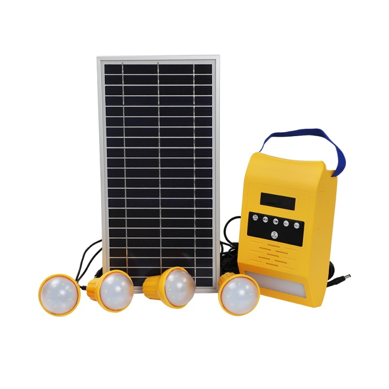 Solar Lighting Kit with Radio